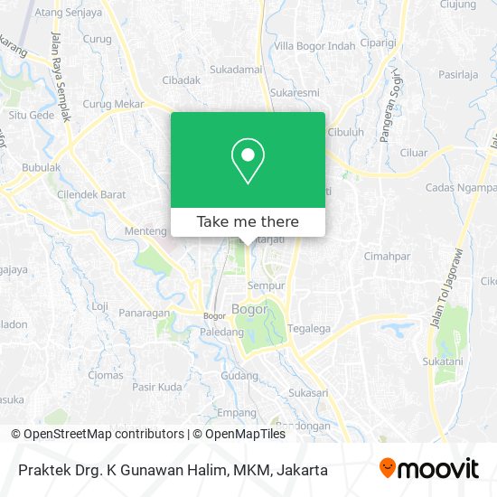 Praktek Drg. K Gunawan Halim, MKM map