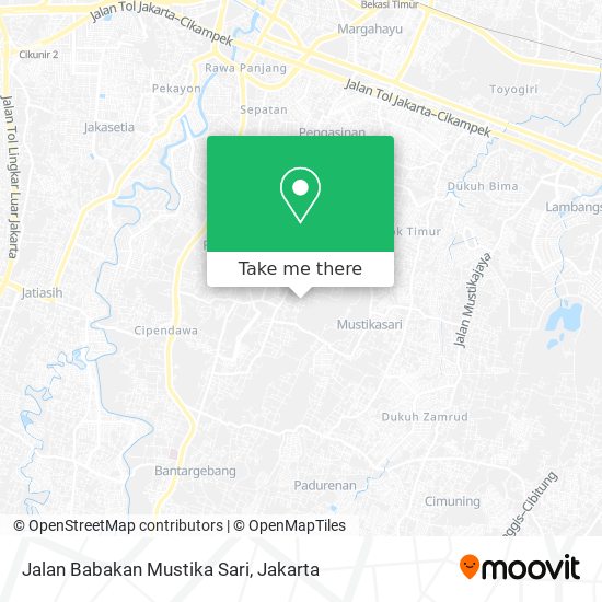 Jalan Babakan Mustika Sari map