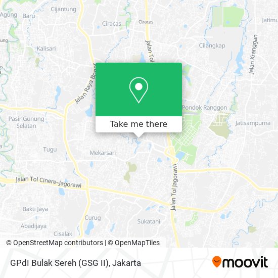 GPdI Bulak Sereh (GSG II) map