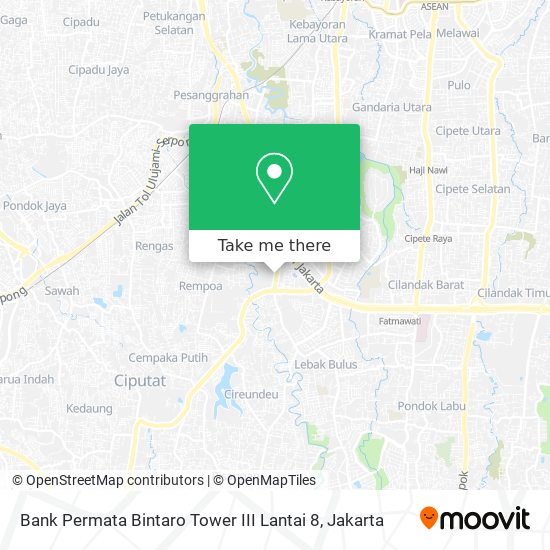 Bank Permata Bintaro Tower III Lantai 8 map