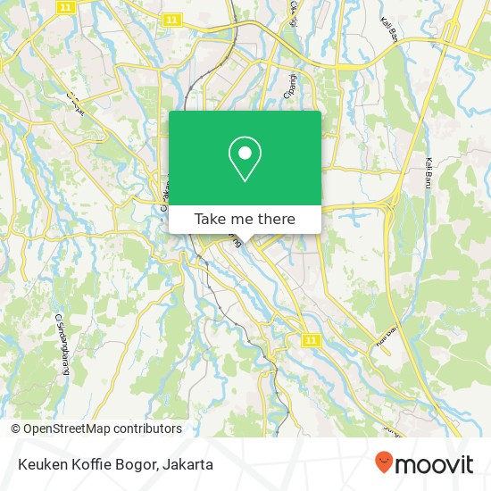 Keuken Koffie Bogor map