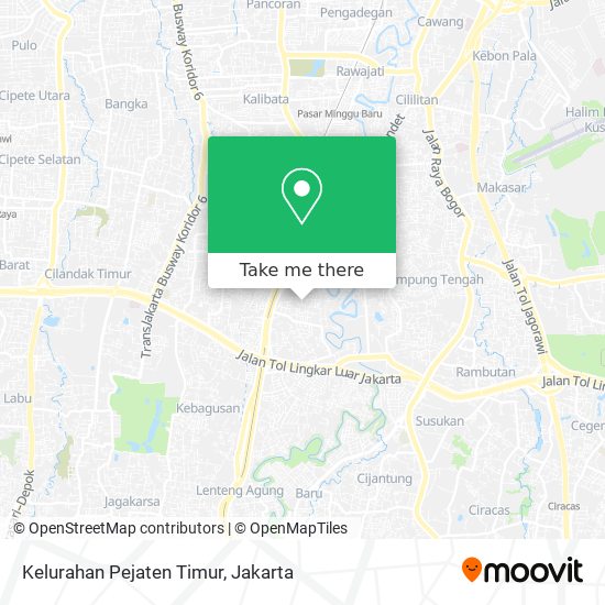 Kelurahan Pejaten Timur map