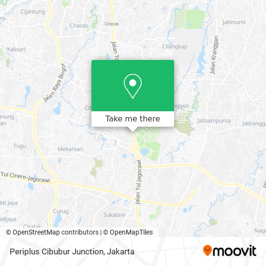 Periplus Cibubur Junction map