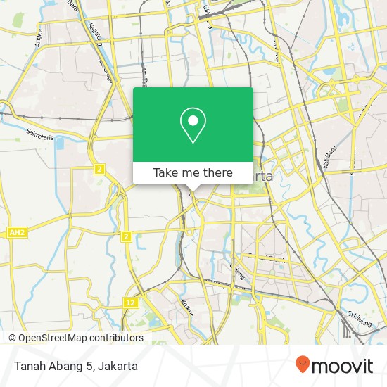 Tanah Abang 5 map