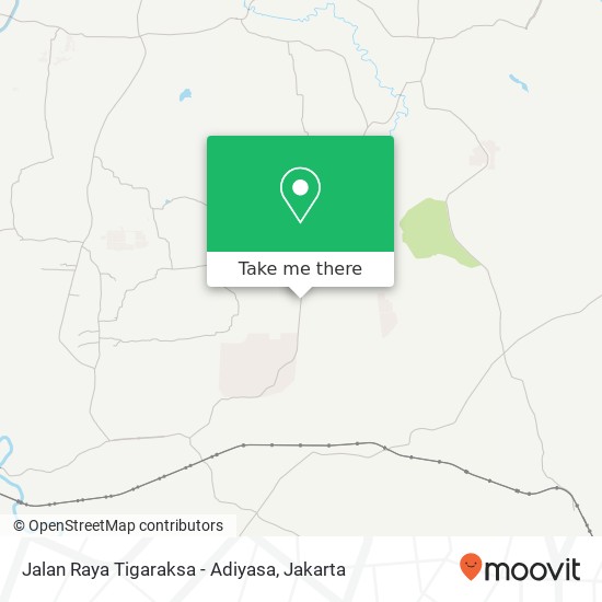 Jalan Raya Tigaraksa - Adiyasa map