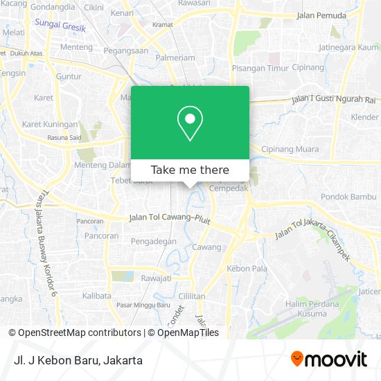 Jl. J Kebon Baru map