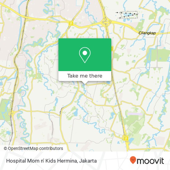 Hospital Mom n' Kids Hermina map