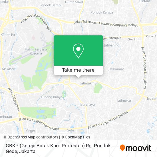 GBKP (Gereja Batak Karo Protestan) Rg. Pondok Gede map