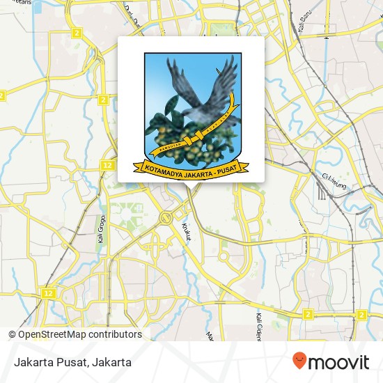 Jakarta Pusat map