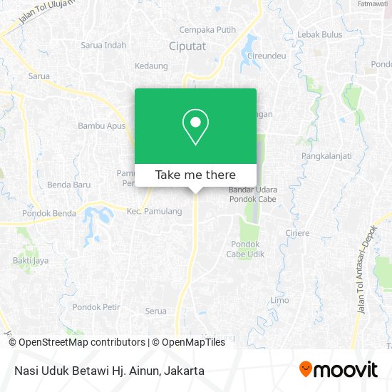 Nasi Uduk Betawi Hj. Ainun map