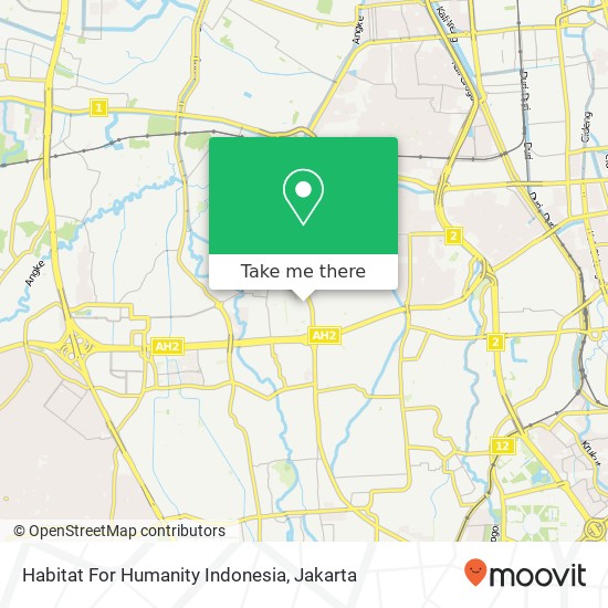 Habitat For Humanity Indonesia map