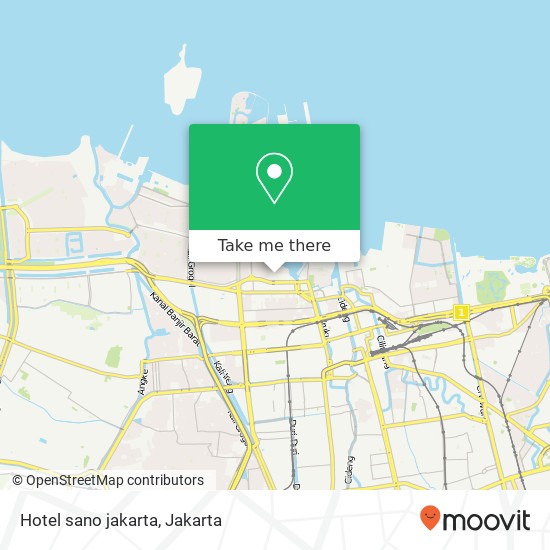 Hotel sano jakarta map