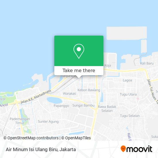 Air Minum Isi Ulang Biru map