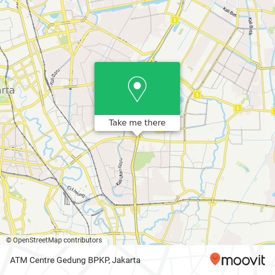 ATM Centre Gedung BPKP map