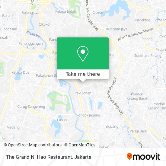The Grand Ni Hao Restaurant map