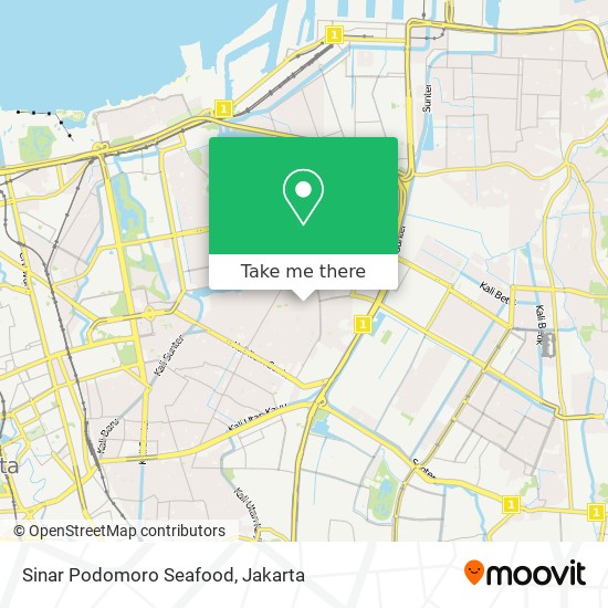 Sinar Podomoro Seafood map