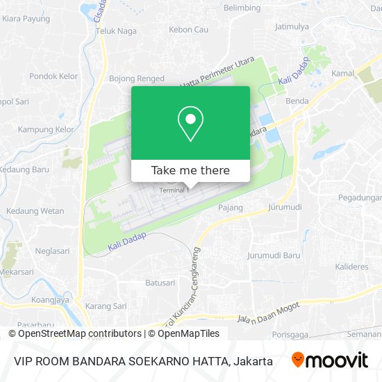 VIP ROOM BANDARA SOEKARNO HATTA map