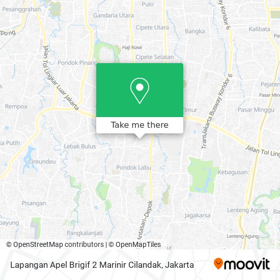 Lapangan Apel Brigif 2 Marinir Cilandak map