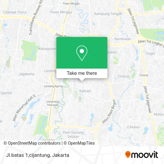 Jl.batas 1,cijantung map