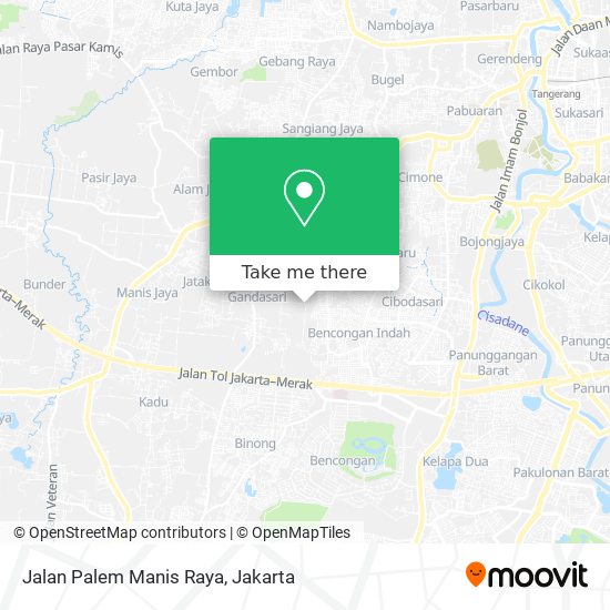 Jalan Palem Manis Raya map