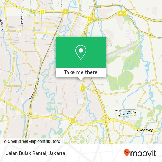 Jalan Bulak Rantai map