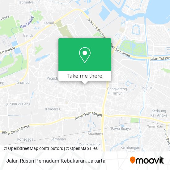 Jalan Rusun Pemadam Kebakaran map