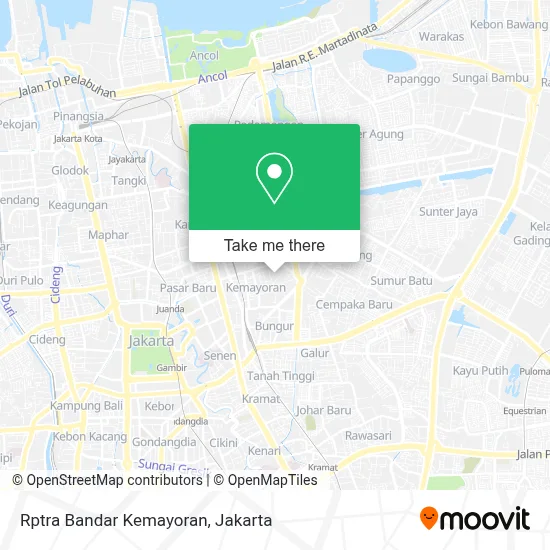 Rptra Bandar Kemayoran map