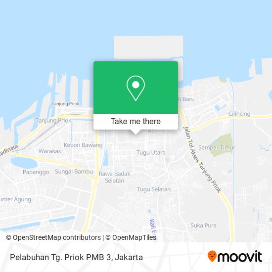 Pelabuhan Tg. Priok PMB 3 map
