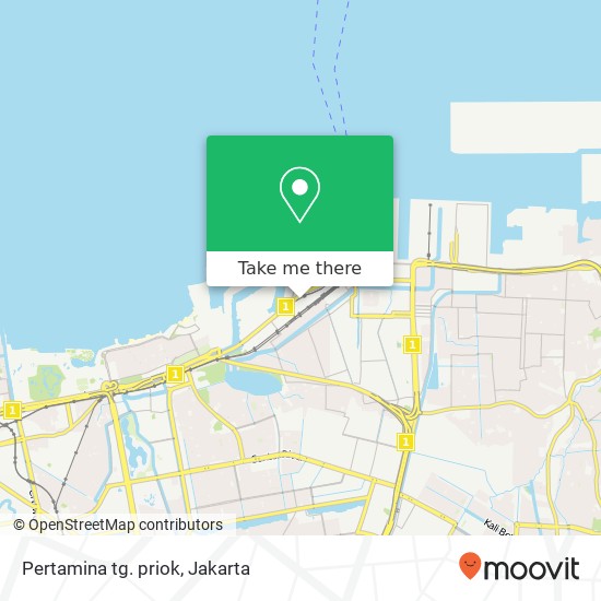 Pertamina tg. priok map