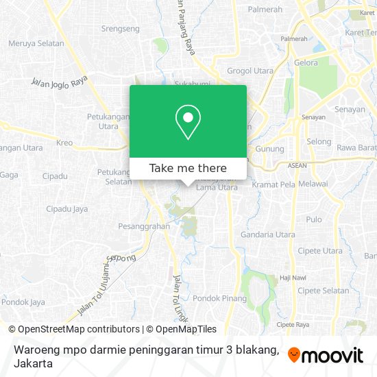 Waroeng mpo darmie peninggaran timur 3 blakang map