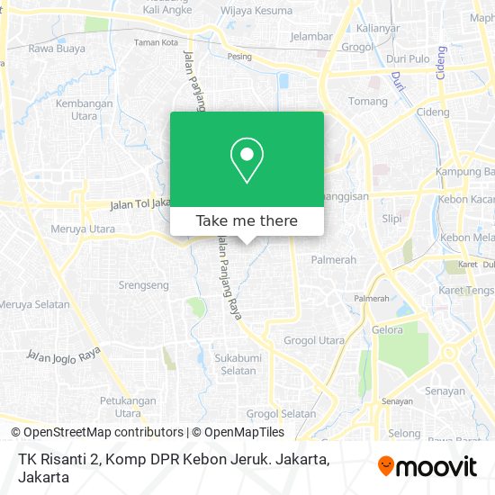 TK Risanti 2, Komp DPR Kebon Jeruk. Jakarta map