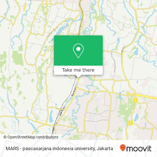 MARS - pascasarjana indonesia university map