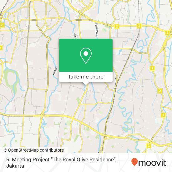 R. Meeting Project "The Royal Olive Residence" map