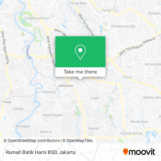 Rumah Batik Harni BSD map