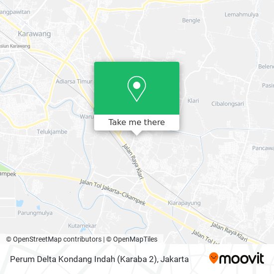 Perum Delta Kondang Indah (Karaba 2) map