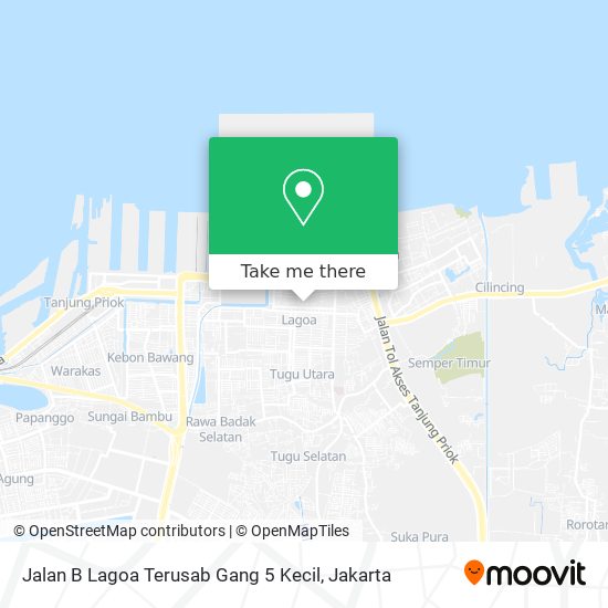 Jalan B Lagoa Terusab Gang 5 Kecil map