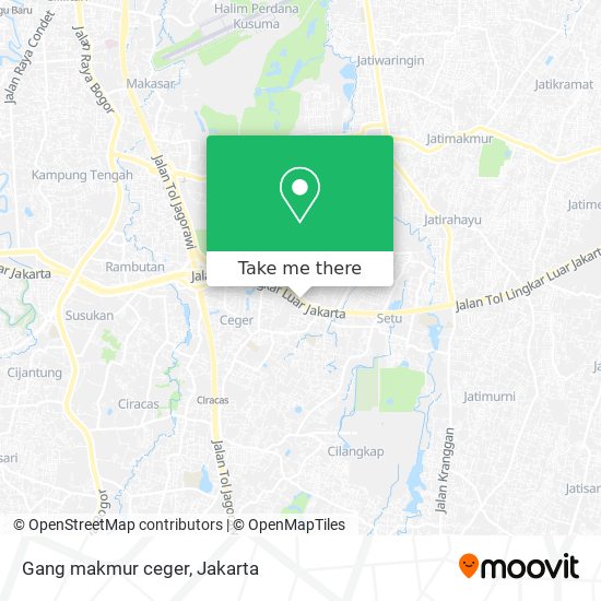 Gang makmur ceger map