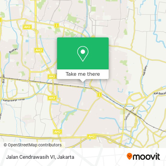 Jalan Cendrawasih VI map