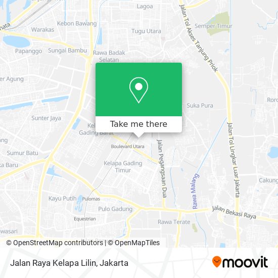 Jalan Raya Kelapa Lilin map
