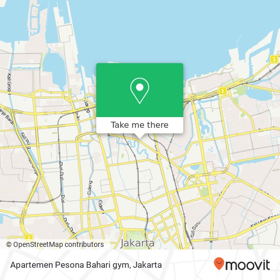 Apartemen Pesona Bahari gym map