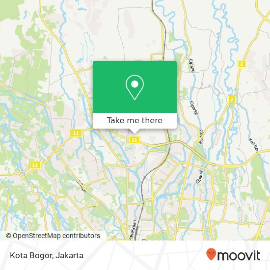 Kota Bogor map