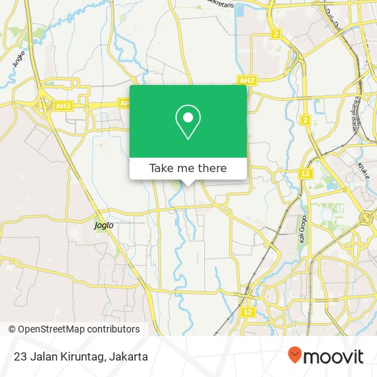 23 Jalan Kiruntag map