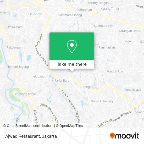 Ajwad Restaurant map