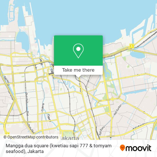 Mangga dua square (kwetiau sapi 777 & tomyam seafood) map