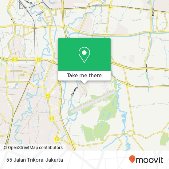 55 Jalan Trikora map