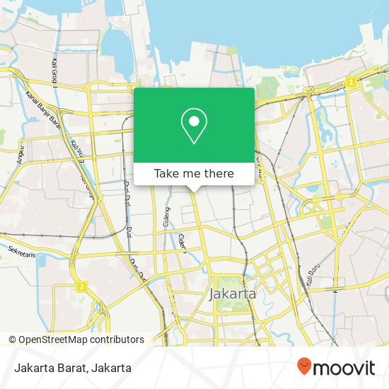 Jakarta Barat map