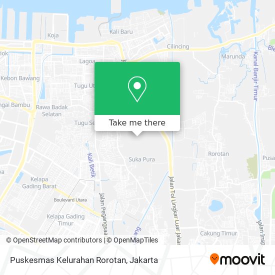 Puskesmas Kelurahan Rorotan map