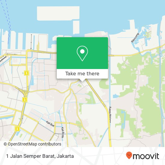 1 Jalan Semper Barat map