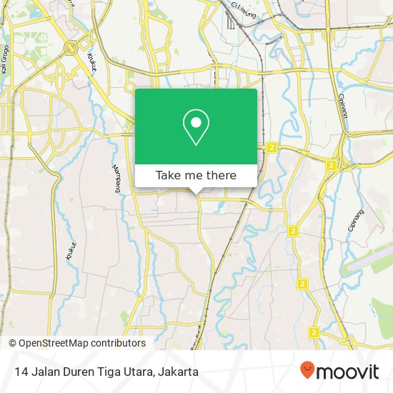 14 Jalan Duren Tiga Utara map