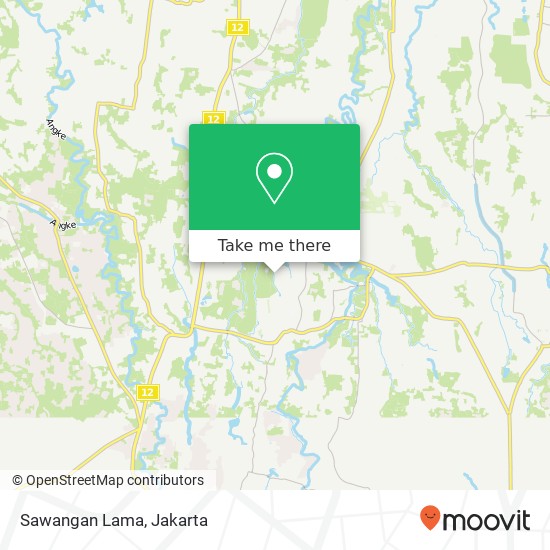 Sawangan Lama map